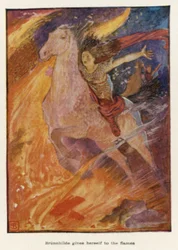Brunnhilde Gives Herself to the Flames